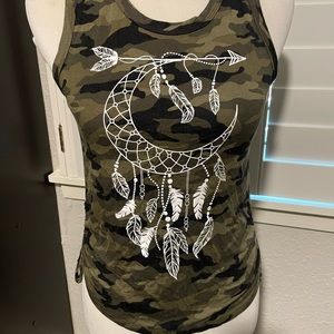 No Boundaries Camo Tank M